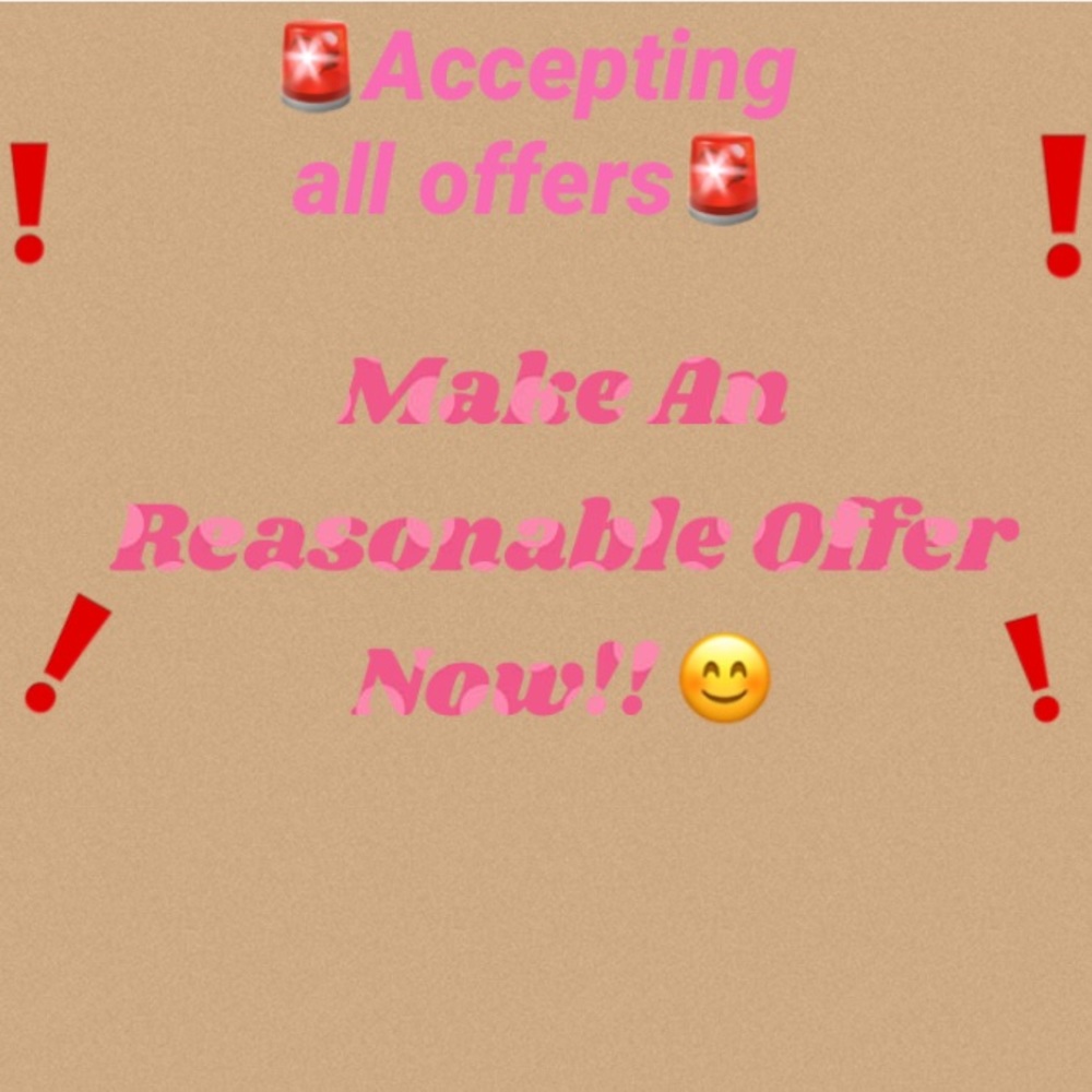 Make a reasonable offer now!